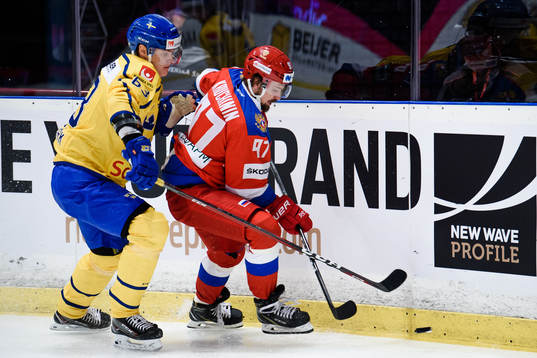 Fredrik Händemark of Sweden and Aleksei Kruchinin of Russia