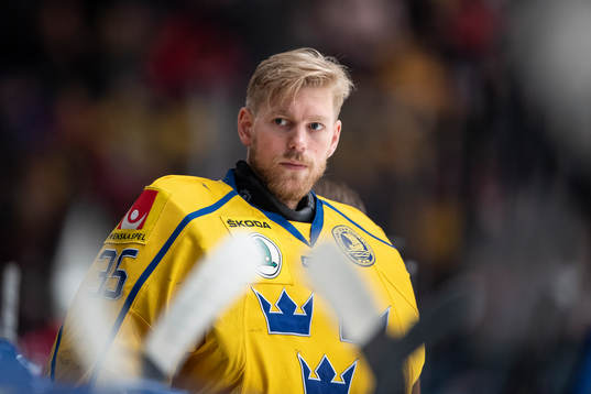 goaltender Magnus Hellberg of Sweden