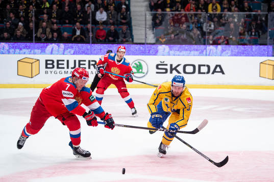 Andrei Svetlakov of Russia and Klas Dahlbeck of Sweden
