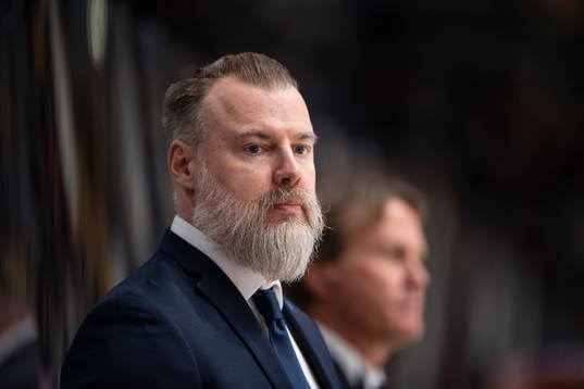 head coach Rikard Grönborg of Sweden