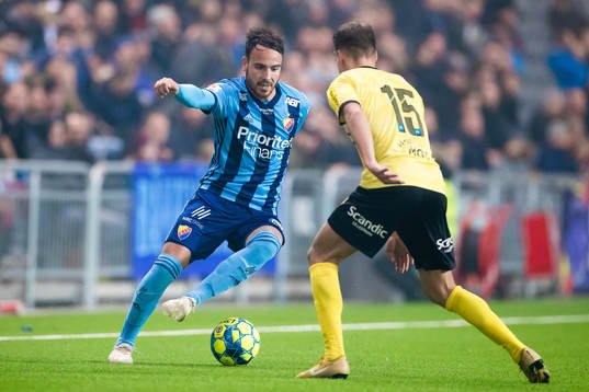 Djurgårdens Dzenis Kozica och Lilleströms Erik Naesbak