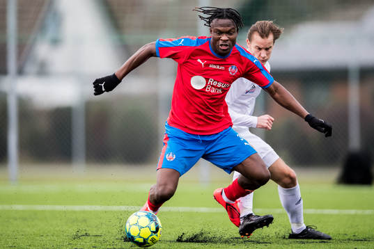 Helsingborgs provspelare Noel Mbo