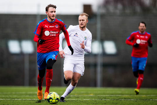 Helsingborgs Rasmus Jönsson och Östers Christian Ljungberg