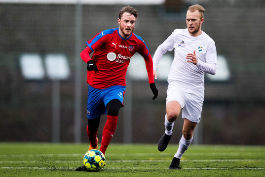 Helsingborgs Rasmus Jönsson och Östers Christian Ljungberg