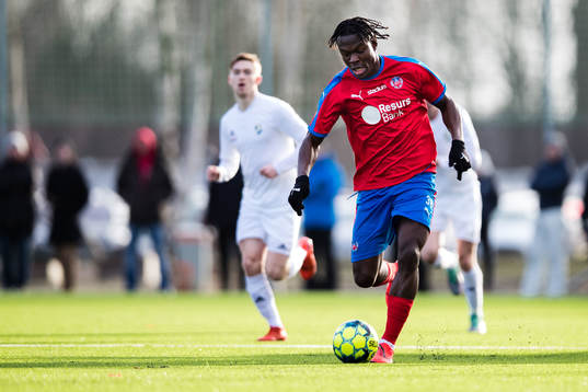 Helsingborgs provspelare Noel Mbo