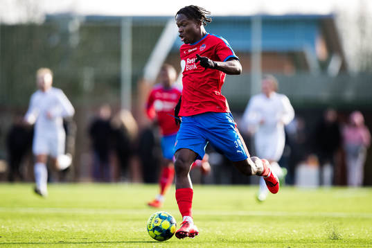 Helsingborgs provspelare Noel Mbo