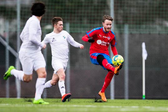 Östers David Johannesson och Helsingborgs Rasmus Jönsson
