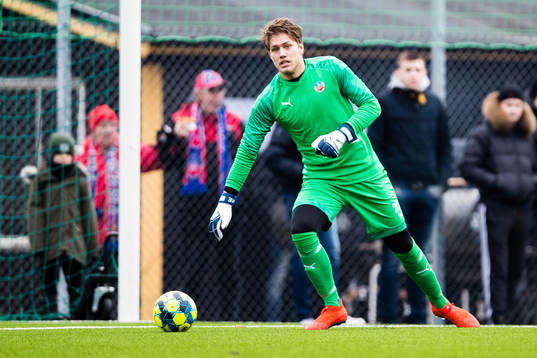 Helsingborgs målvakt Kalle Joelsson