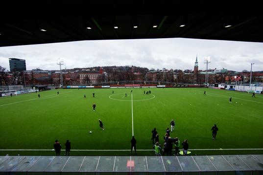 Valhalla innan fotbollsmatchen i Svenska Cupen mellan