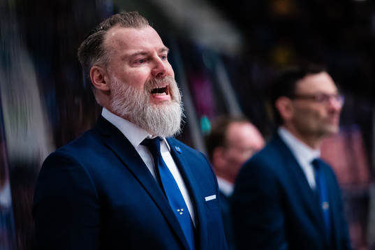Head coach Rikard Grönborg of Sweden