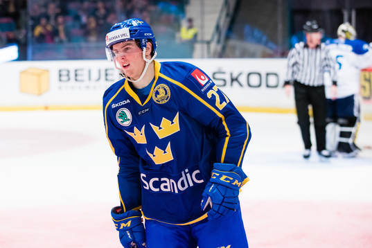 Isac Lundeström of Sweden celebrates