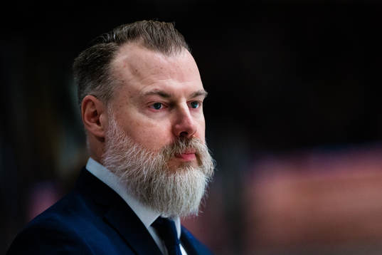Head coach Rikard Grönborg of Sweden