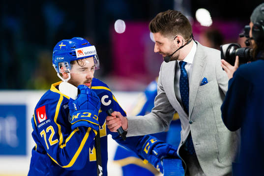 Emil Bemström of Sweden intervjued by Björn Oldeen of