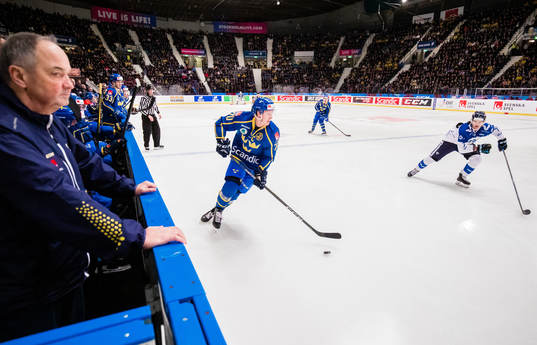 General view of the Beijer Hockey Games match between