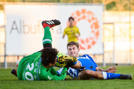 IFK Göteborgs Benjamin Nygren med målchans mot Jeonnam