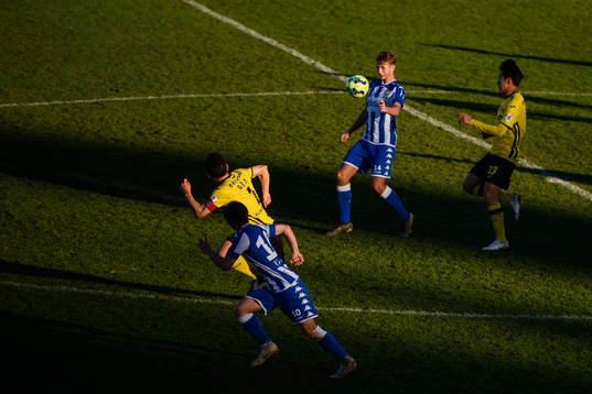 IFK Göteborgs Benjamin Nygren och Jeonnam Dragons Kim