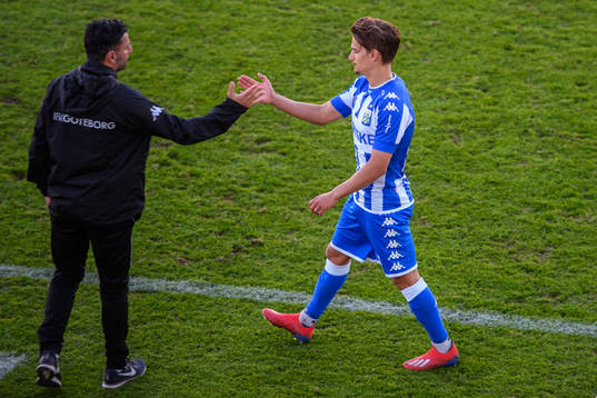 IFK Göteborgs Amin Affane tackar tränare Poya Asbaghi