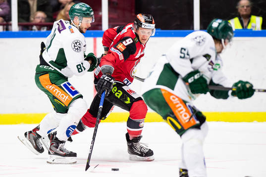 Malmö Redhawks Frederik Storm och Färjestads Theodor