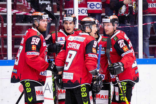 Malmö Redhawks Henrik Hetta jublar