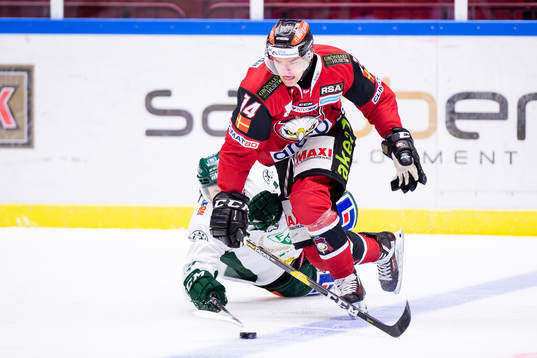 Malmö Redhawks Carl-Johan Lerby och Färjestads Joakim