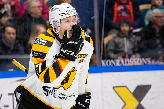 Skellefteås Emil Djuse jublar