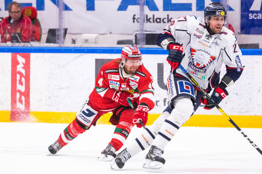Moras Viktor Amnér och Linköpings Dan Pettersson