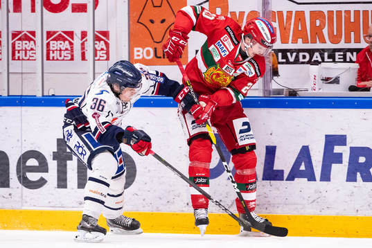 Linköpings Filip Karlsson och Moras Nils Carnbäck