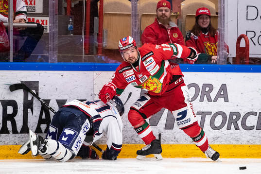 Linköpings Broc Little och Moras Kevin Gagné