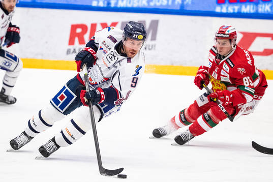 Linköpings Derek Roy och Moras Michael Haga