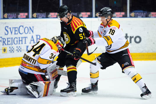 Luleås målvakt Joel Lassinantti, Brynäs Tomi Sallinen