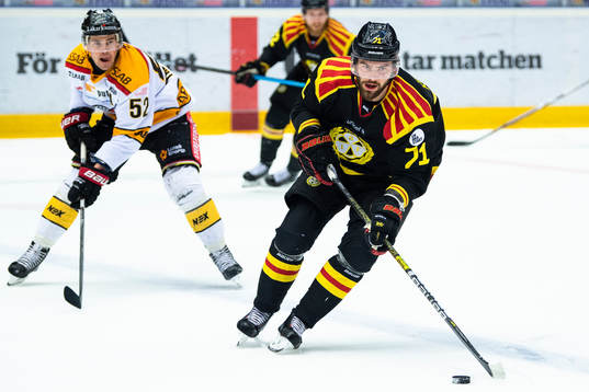Brynäs Robert Kousal och Luleås Karl Fabricius