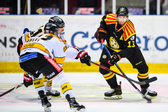Brynäs Ryan Gunderson och Luleås Petter Emanuelsson