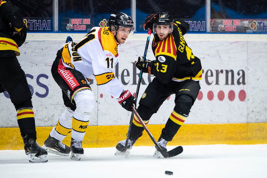 Luleås Carl Mattsson och Brynäs Ryan Gunderson