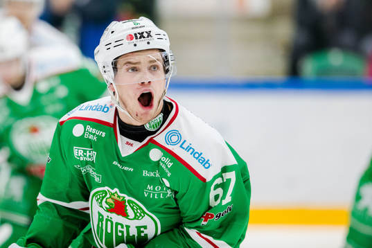 Rögles Leon Bristedt  jublar