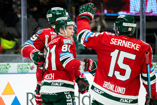 Frölundas Ryan Lasch jublar