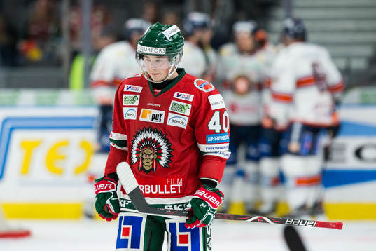 Frölundas Joel Mustonen deppar