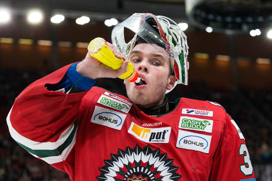 Frölundas målvakt Johan Gustafsson
