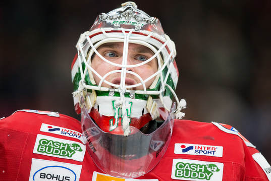 Frölundas målvakt Johan Gustafsson