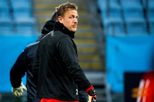 Goalkeeper Johan Dahlin of Malmö FF