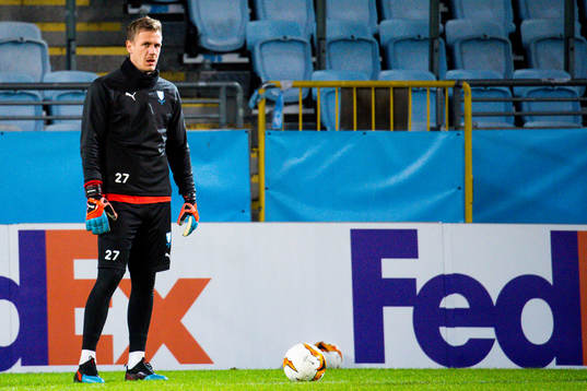 Goalkeeper Johan Dahlin of Malmö FF