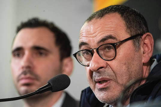 Maurizio Sarri head coach of Chelsea