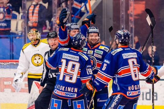 Växjös Joel Persson, Janne Pesonen, Tuomas Kiiskinen och