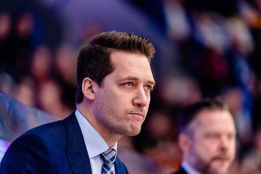 Växjös tränare Sam Hallam