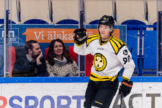 Brynäs Jesper Boqvist jublar