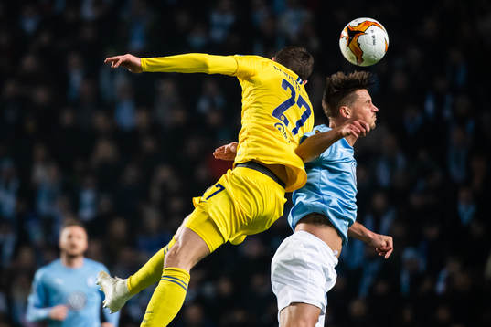 Andreas Christensen of Chelsea and Markus Rosenberg of