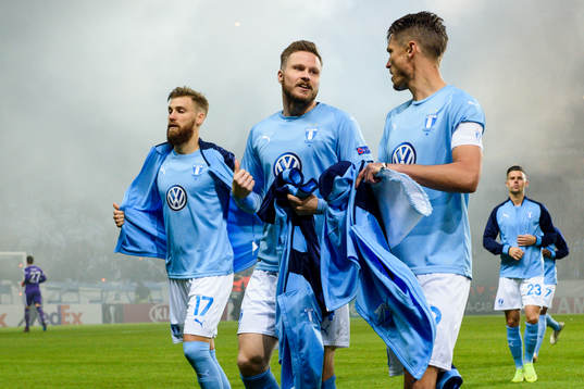 Rasmus Bengtsson, Lasse Nielsen and Markus Rosenberg