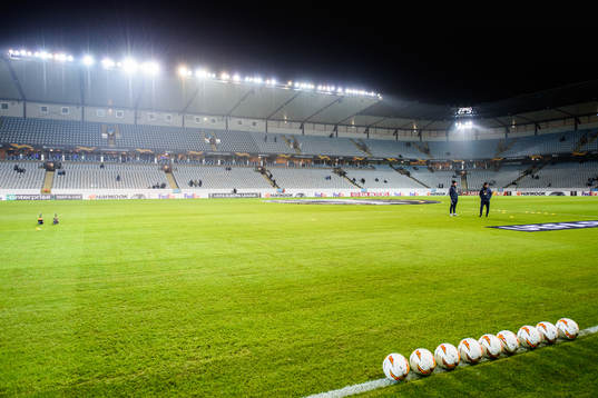 General interior view of Stadion prior to the Europa league