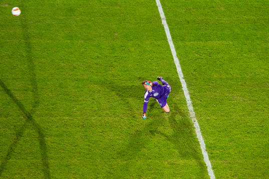 Goalkeeper Johan Dahlin of Malmö FF