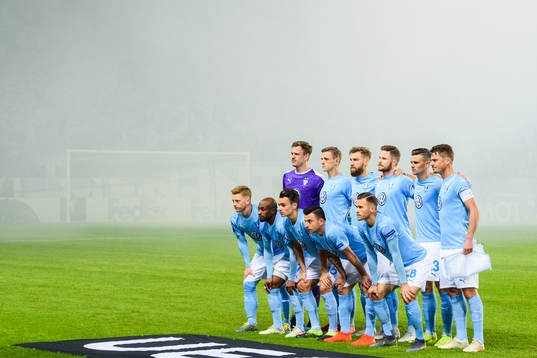 Goalkeeper Johan Dahlin, Sören Rieks, Rasmus Bengtsson,
