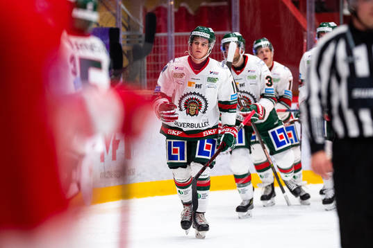 Frölundas Samuel Fagemo jublar